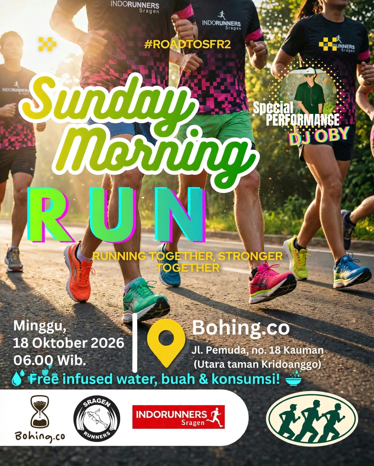 Sunday Morning Run x Bohing.co #RoadToSFr2
